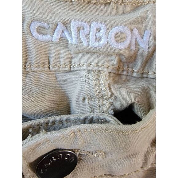 Carbon Men's Beige Zip Fly Freedom Flex Mid-Rise Skinny Jeans Size 32/32 - Picture 3 of 4